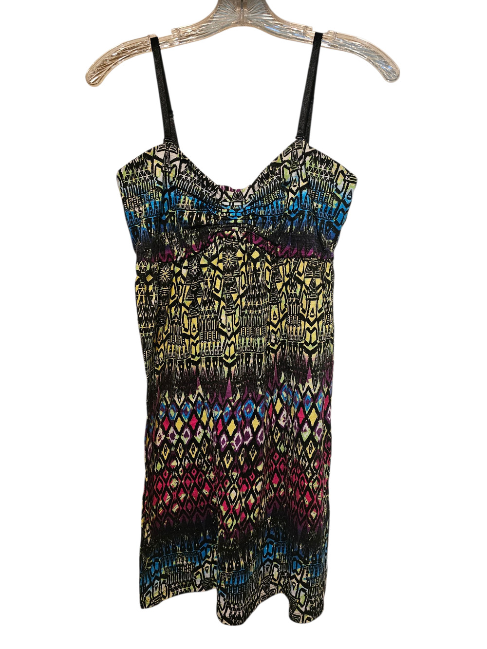 Vintage NOBO Babydoll Dress Womens L Y2K Dark Floral Fairy Grunge Festival